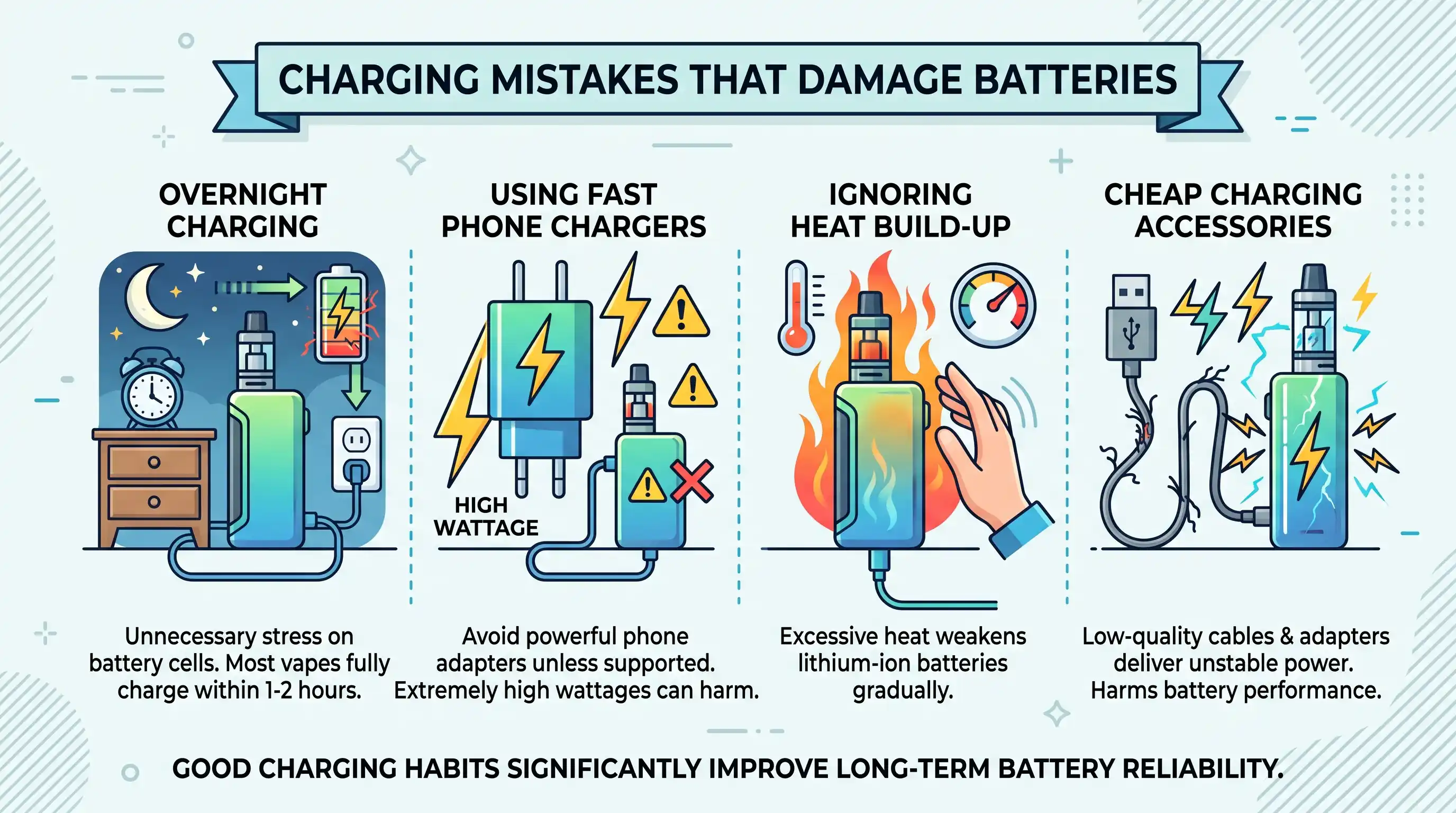 Charging Mistakes That Damage Batteries