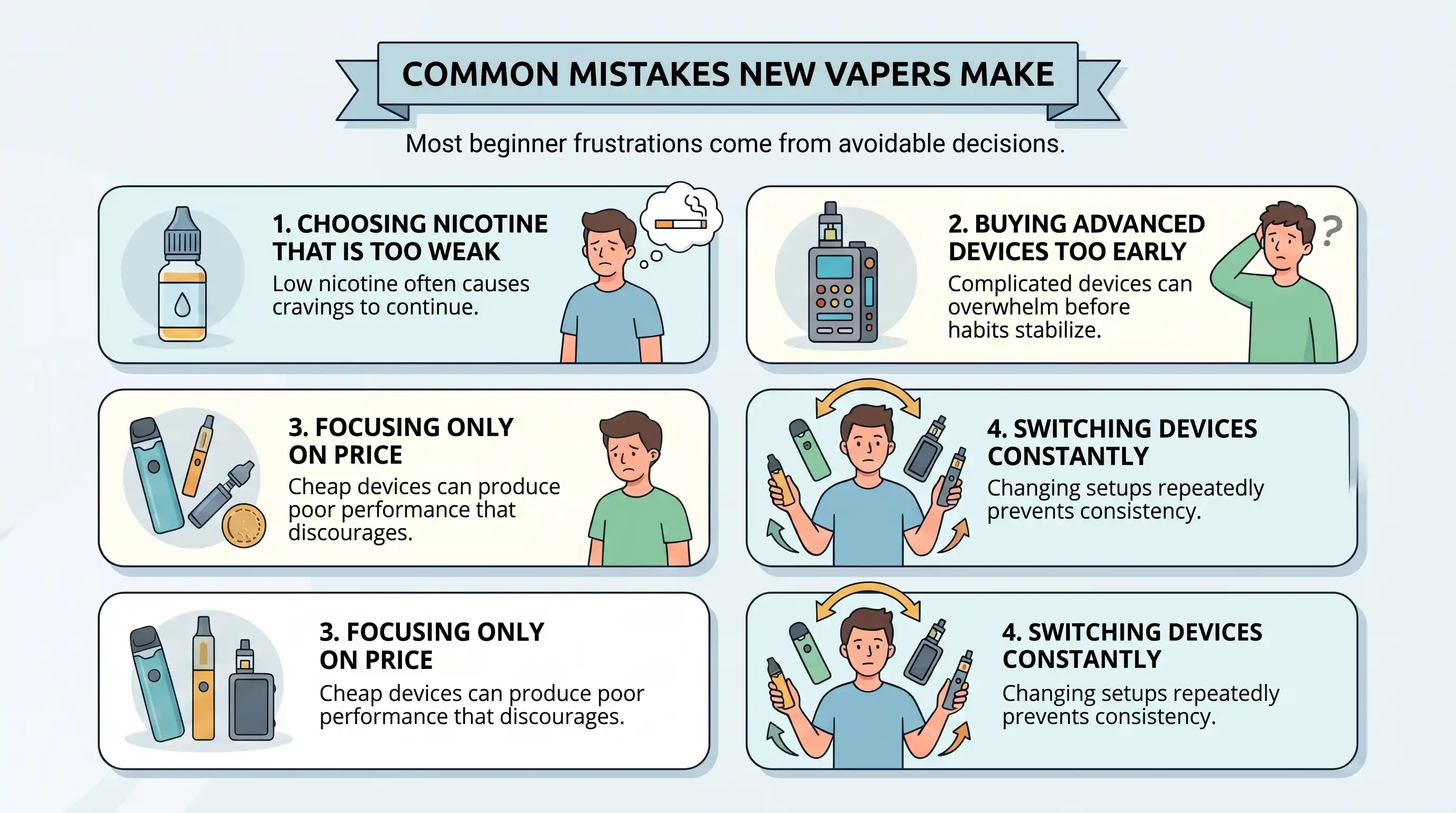 Common Mistakes New Vapers Make