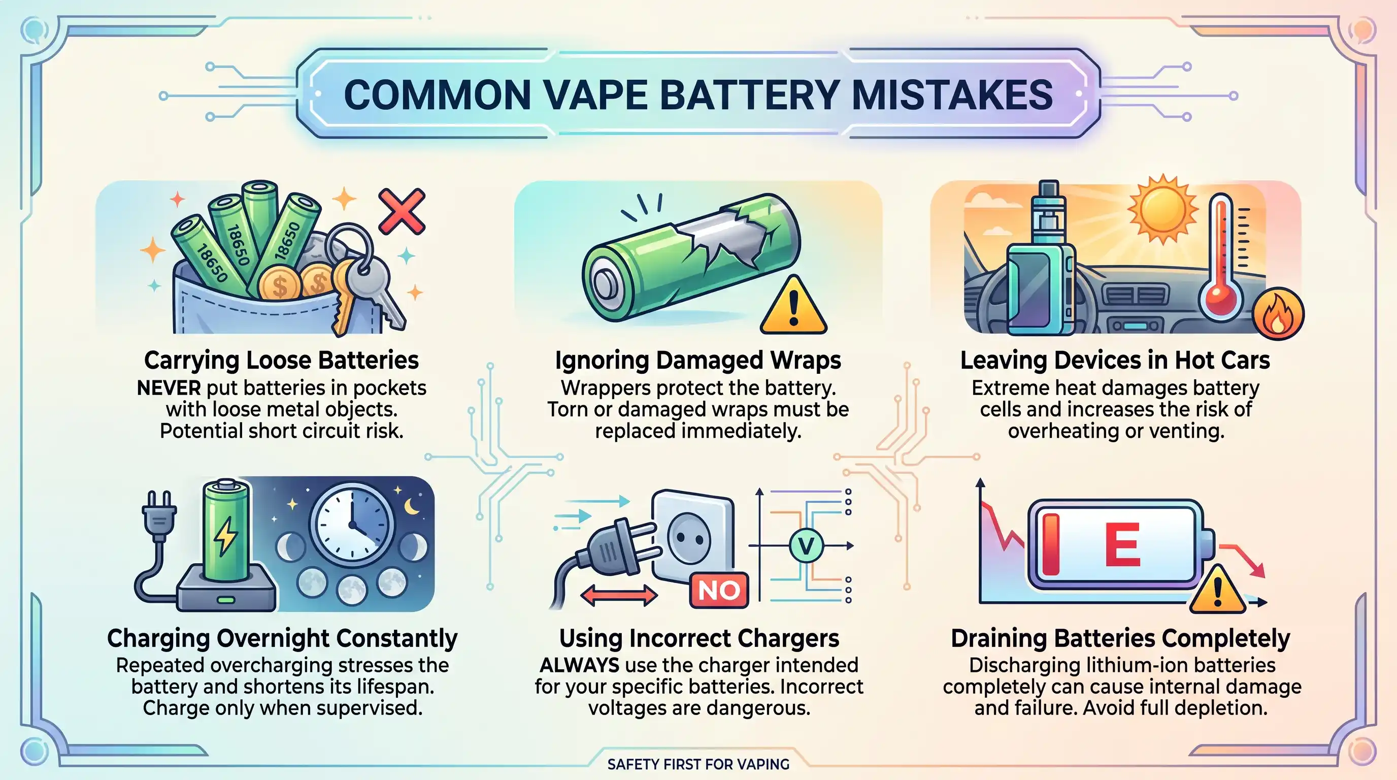 Common Vape Battery Mistakes