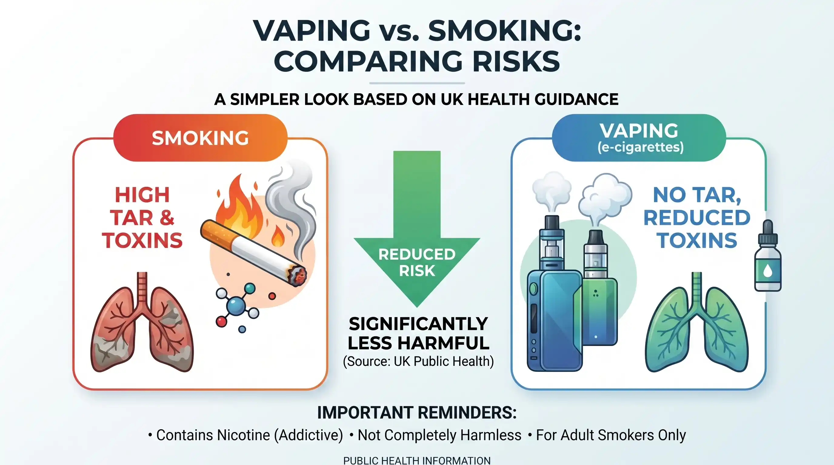 Is Vaping Really Less Harmful Than Smoking