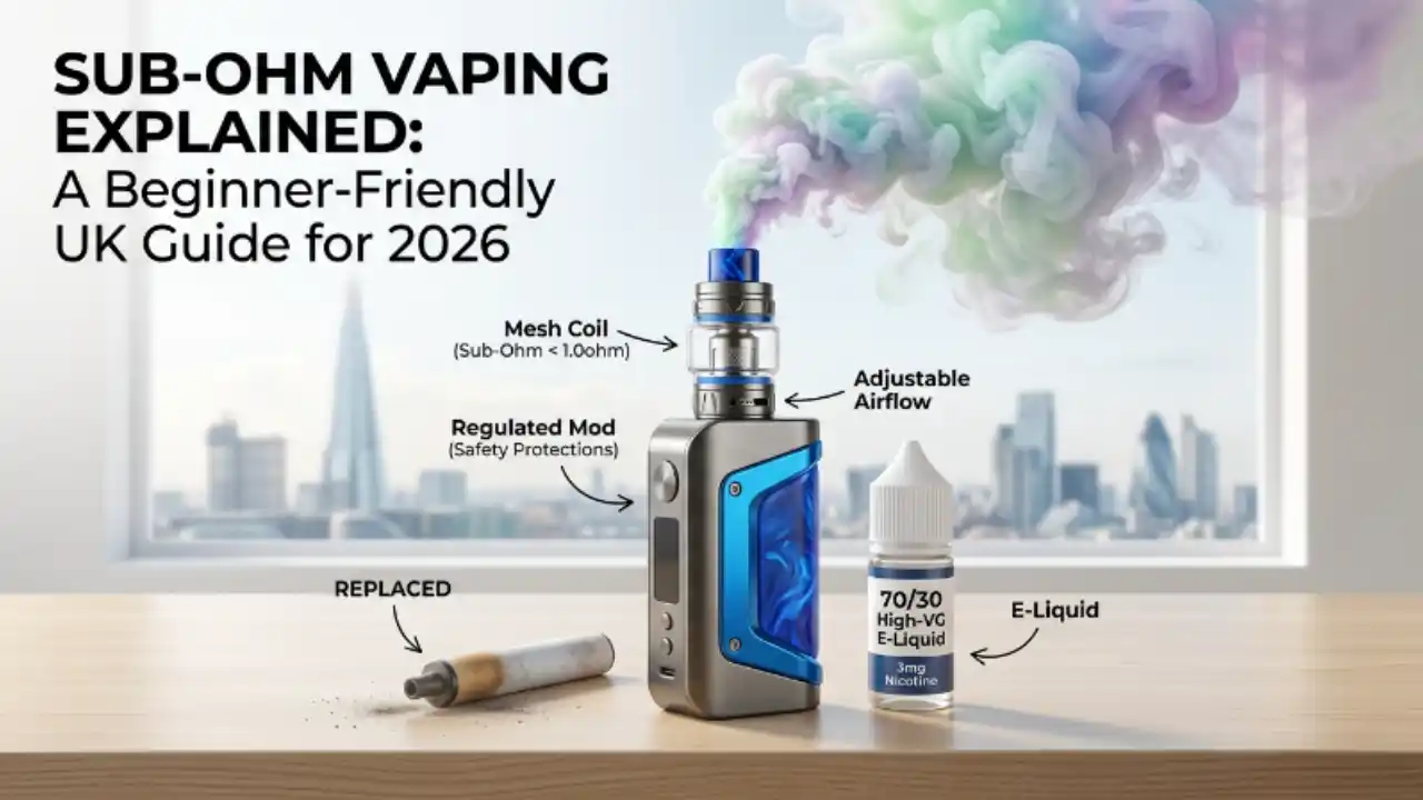 Sub-Ohm Vaping Explained A Beginner-Friendly UK Guide for 2026