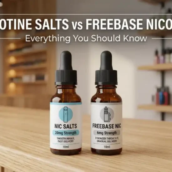Nicotine Salts vs Freebase Vape Juice