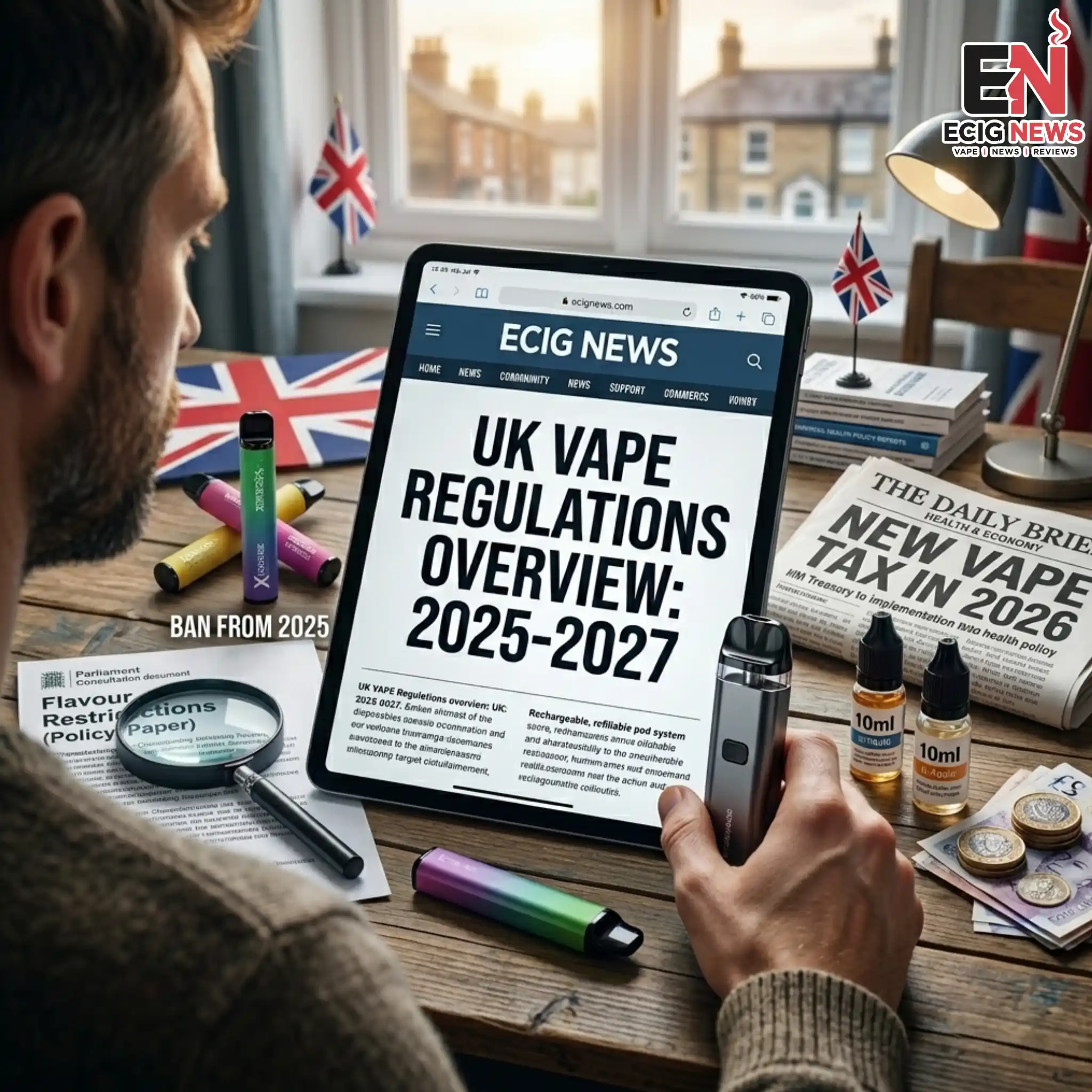 UK Vape Laws and Regulations 2026: What British Vapers Should Expect Over the Next Two Years