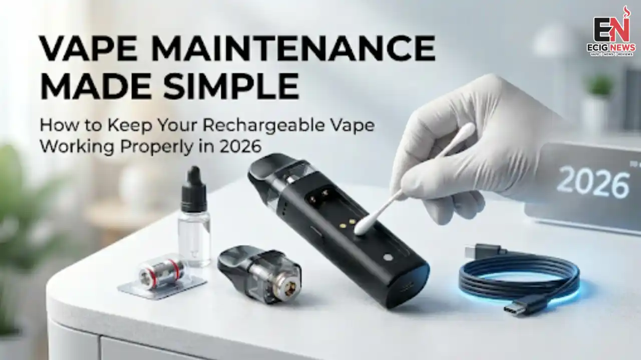 Vape Maintenance Made Simple: How to Keep Your Rechargeable Vape Working Properly in 2026