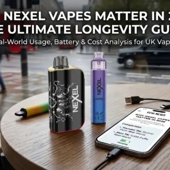 How Long Do Nexel Vapes Last Puff Count, Battery, and Real-World Performance (UK Guide 2026)