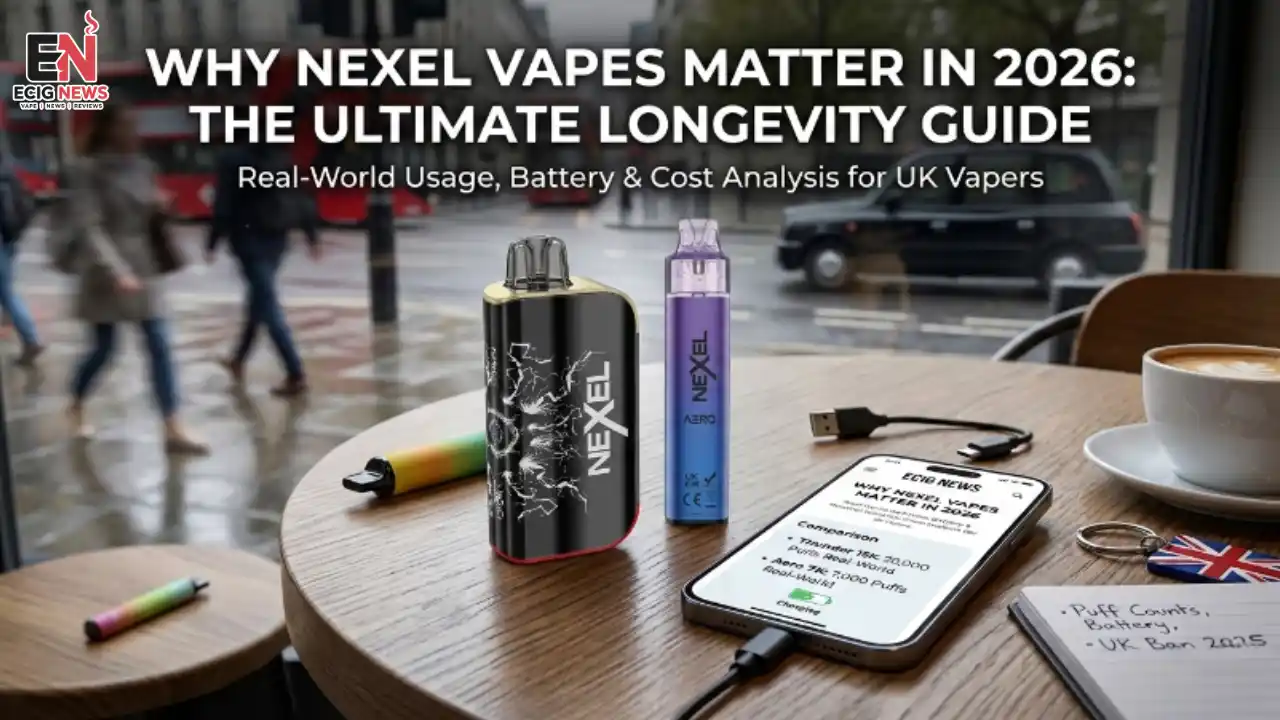 How Long Do Nexel Vapes Last Puff Count, Battery, and Real-World Performance (UK Guide 2026)