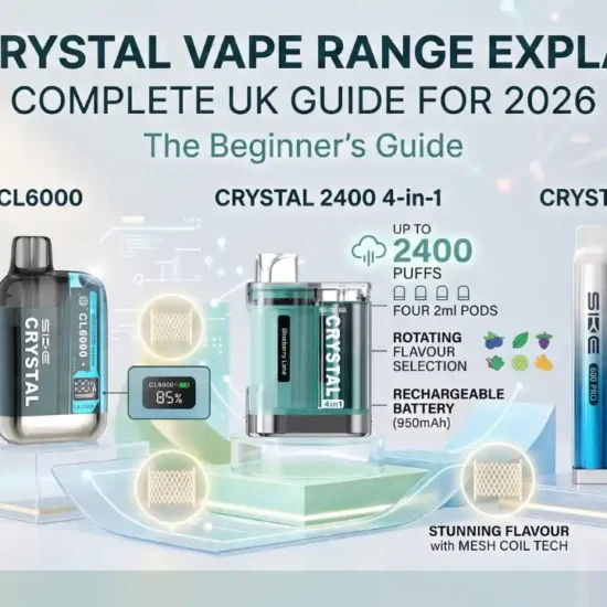 SKE Crystal Vape Range Explained Complete UK Guide for 2026